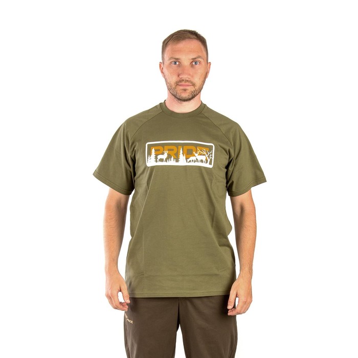 

Футболка PRIDE Living Nature, хлопок, хаки, р-р L