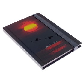 

Записная книжка А6, 96 листов в точку "Закат", твёрдая обложка, матовая ламинация, блок офсет
