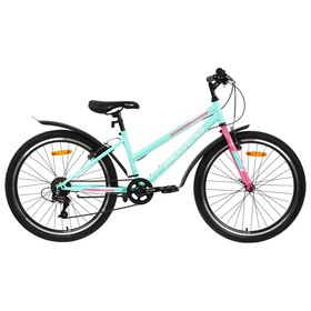 Велосипед 24' Progress Ingrid Low RUS, цвет светло-зеленый, размер 13' Ош