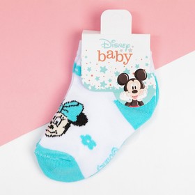 

Набор носков "Minnie Mouse", Disney, цвет белый/голубой, 8-10 см
