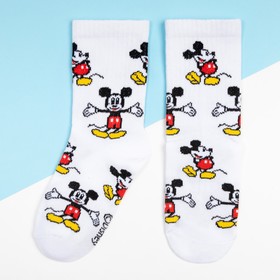 

Носки «Микки Маус», Disney, цвет белый, 18-20 см