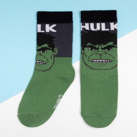 

Носки «Халк», MARVEL, цвет чёрный, 20-22 см