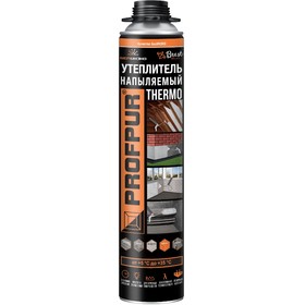 

Утеплитель напыляемый PROFPUR THERMO, под пистолет, 890 мл