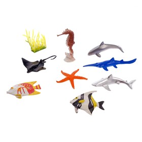 Набор животных «Подводные жители», цвет МИКС, в пакете