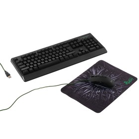 

Игровой набор Smartbuy RUSH Kraken 4 в 1, клавиатура+мышь+гарнитура+ковер, проводной, 6400 d