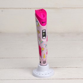 

3D ручка 3Dali Plus Unicorn, ABS и PLA, + пластик ABS-12, 12 цветов по 10 метров