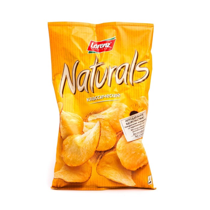 

Чипсы Naturals классич. с солью 100г