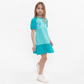 

Платье для девочки, цвет изумрудный, рост 116 см