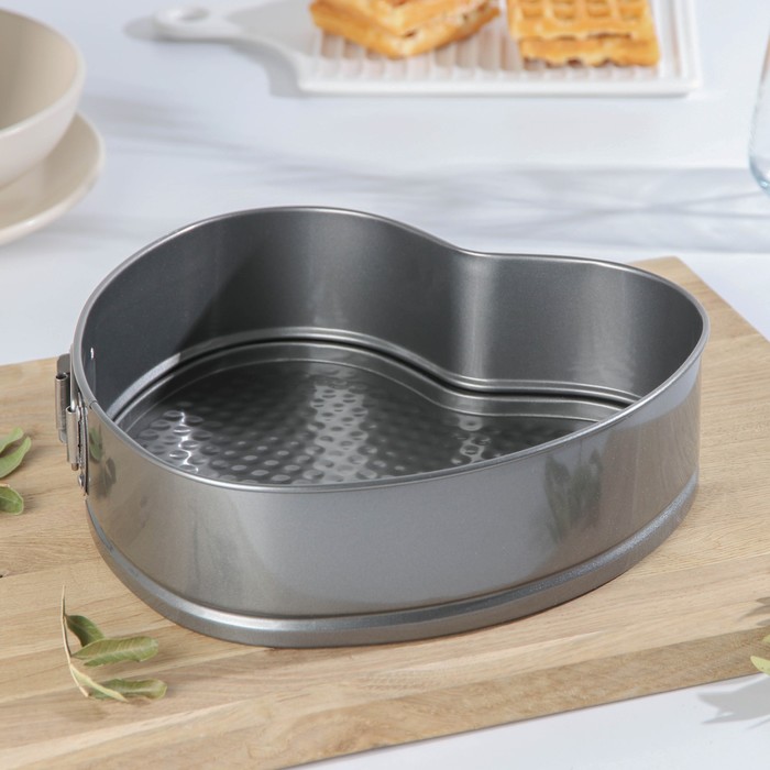 Форма для выпечки разъемная "Элин. Сердце", антипригарное покрытие