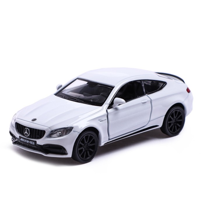 

Машина металлическая MERCEDES-AMG C63 S COUPE, 1:32, инерция, цвет белый, в пакете