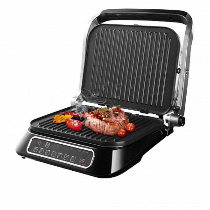 Гриль электрический REDMOND SteakMaster RGM-M805, 2100 Вт, антипригарное покрытие, 24х31 см   791511