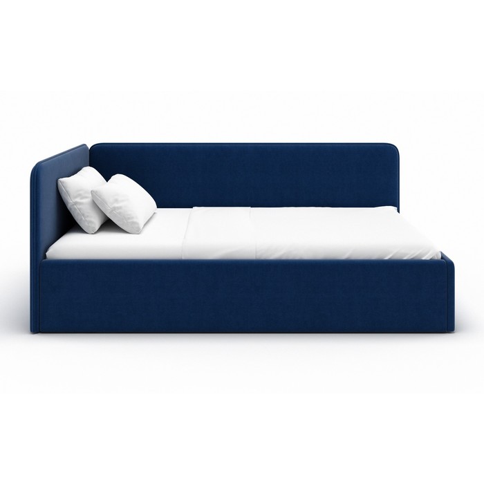 фото Кровать-диван leonardo, 160х70 см, цвет синий romack