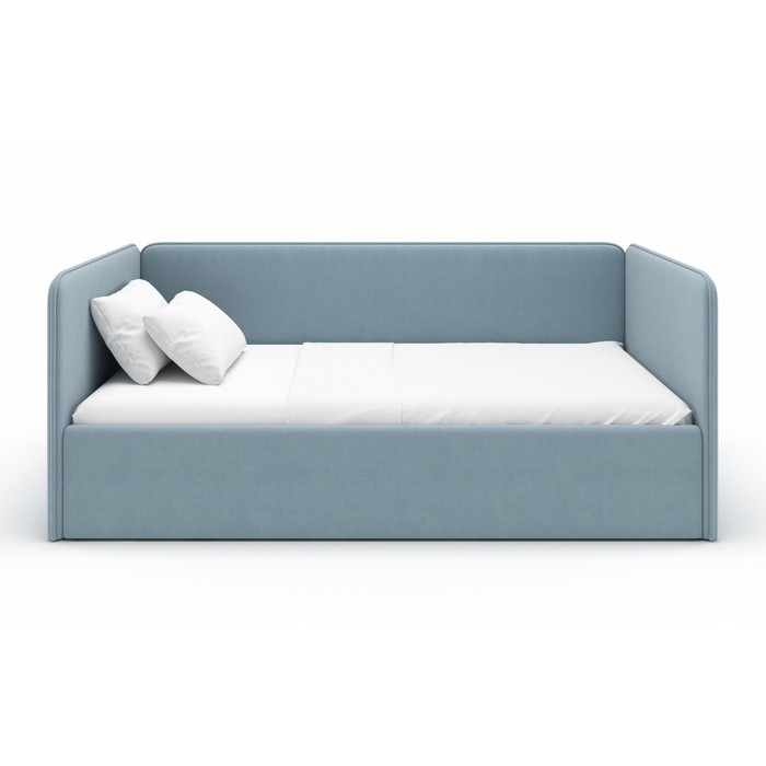 цена Кровать-диван Leonardo, боковина большая, 160х70 см, цвет голубой
