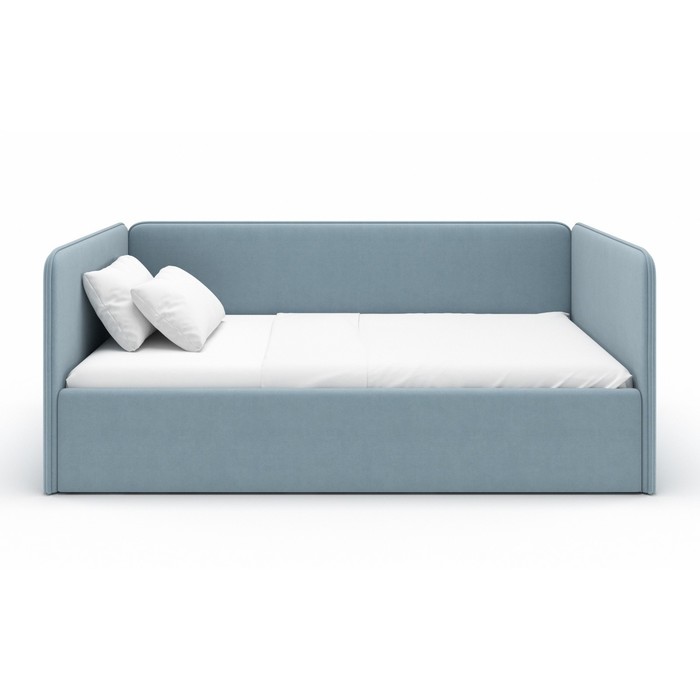кровать диван leonardo 200х90 см большая боковина цвет латте Кровать-диван Leonardo, боковина большая, 180х80 см, цвет голубой