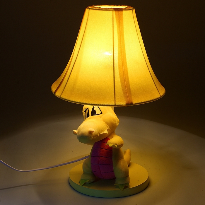 Светильник детский "Плюшевый динозаврик", жёлтый
