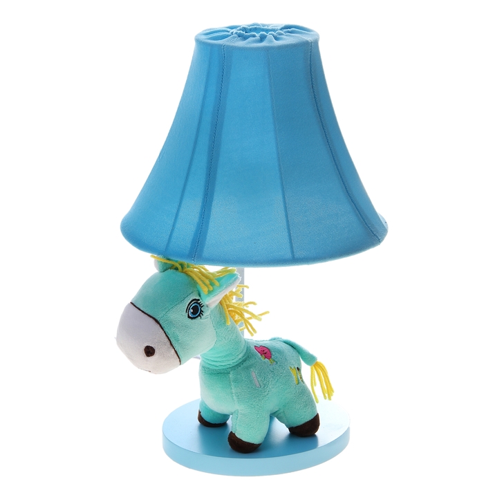 Светильник детский "Плюшевая зебра", голубой
