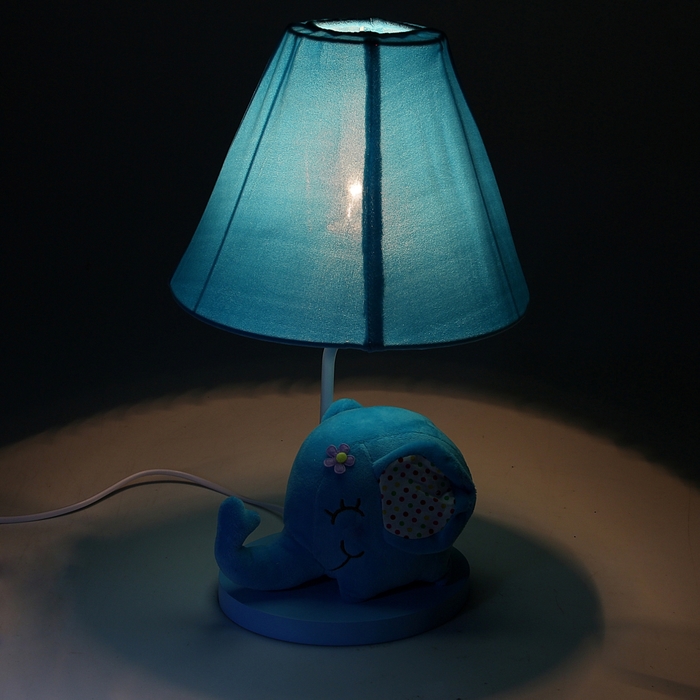 Светильник детский "Плюшевый слоненок", голубой