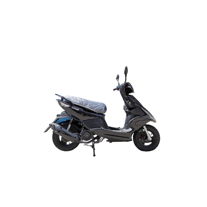Скутер VENTO CORSA 150, 49 cc, сигнализация, чёрный, глянцевый