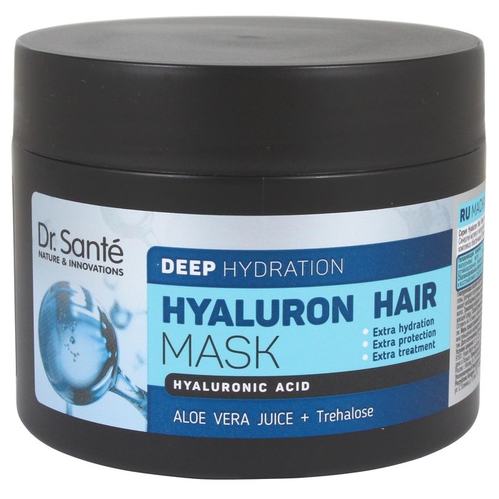 Маска для волос Dr.Sante Hyaluron Hair Deep hydration, 300 мл