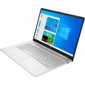 

Ноутбук HP 17-cp0094ur, 17.3", Ryzen 5 5500U, 16Гб, SSD 1 Тб, Win10, Wi-Fi, BT, серебристый 794421