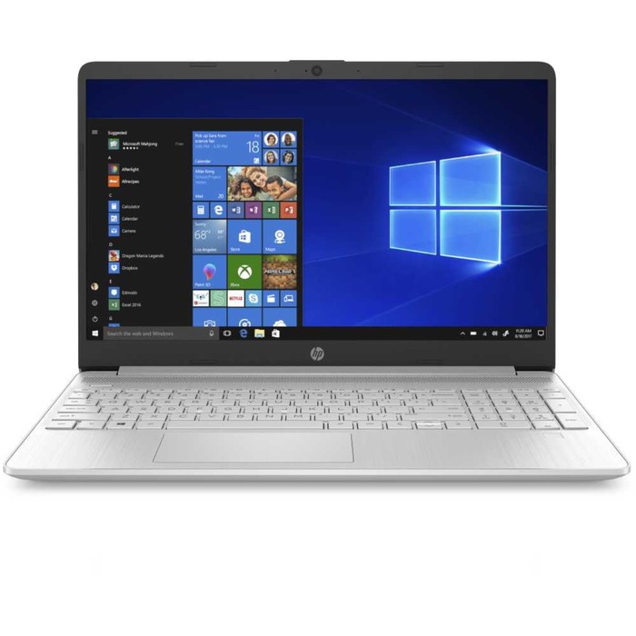 фото Ноутбук hp 15s-eq1275ur, 15.6", 3050u, 4гб, ssd 256 гб, win10, wi-fi, bt, серебристый
