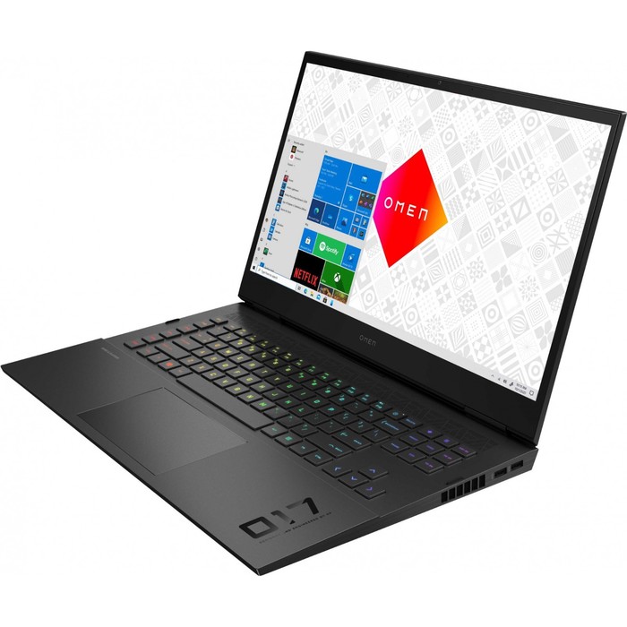 

Ноутбук HP Omen 17-ck0045ur, 17.3", i7 11800H, 16Гб, RTX3080, SSD 1 Тб, Win11, Wi-Fi, чёрный 79442