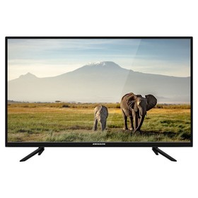 

Телевизор Erisson 43FLM8060T2, 43", 1920x1080, DVB-T2/C, HDMI 3, USB 1, чёрный