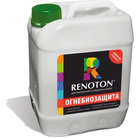 

Пропитка «RENOTON» огнебиозащита, 25кг, бесцветная