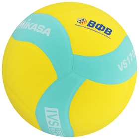 

Мяч волейбольный MIKASA VS170W-Y-G, ТPЕ, клееный, 18 панелей, размер 5, 220 г