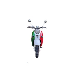 

Скутер VENTO RETRO 150, 49cc, сигнализация, красный-белый-зеленый