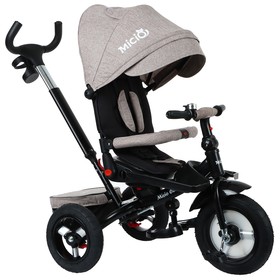 

Велосипед трехколесный Micio Comfort, надувные колеса 12"/10", цвет коричневый
