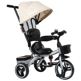 

Велосипед трехколесный Micio Viottolo, колеса EVA 10"/8", цвет бежевый