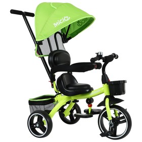 

Велосипед трехколесный Micio Viottolo, колеса EVA 10"/8", цвет салатовый