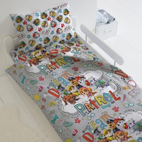 

КПБ «Патруль мечты» 1,5 сп, размер 214x150 см, 217x143 см, 70x70 см-1 шт