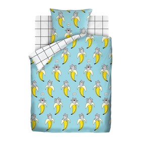 

КПБ «Banana cats» 1,5 сп, размер 214x150 см, 217x143 см, 70x70 см-1 шт