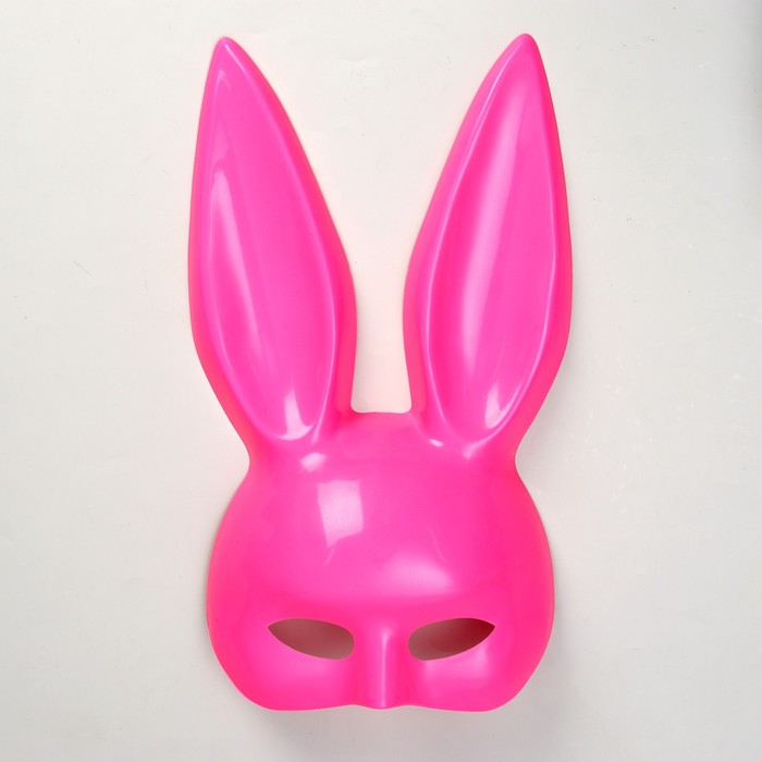 фото Карнавальная маска «зайка», фуксия матовая страна карнавалия