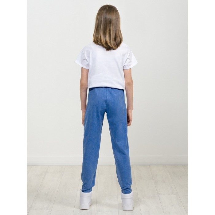 

Брюки для девочек, рост 158 см, цвет синий