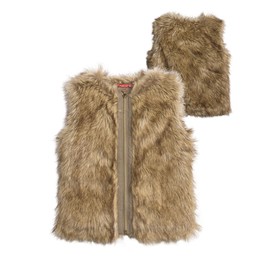 

Жилет для девочек, рост 110 см, цвет песочный