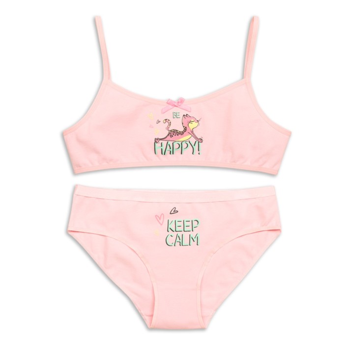 

Комплект для девочек, рост 140 см, цвет пудра