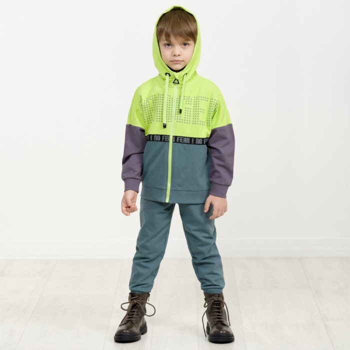 

Комплект для мальчиков, рост 104 см, цвет яблочный