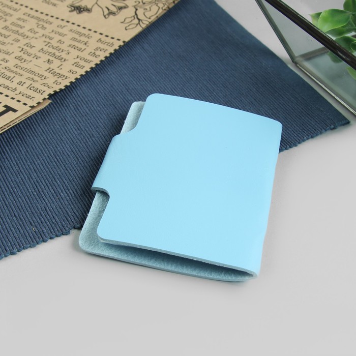 Визитница "Престиж", 10 холдеров, голубой