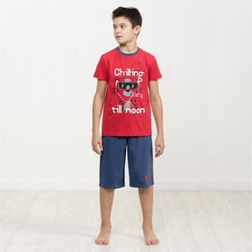 

Комплект для мальчиков, рост 128 см, цвет красный