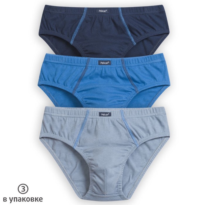 

Трусы для мальчиков, рост 134 см, цвет синий/темно-синий/серый 3 шт.