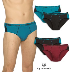 

Трусы мужские , размер xxl, цвет черный/бордовый 2 шт.