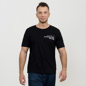 

Футболка мужская , размер m, цвет черный