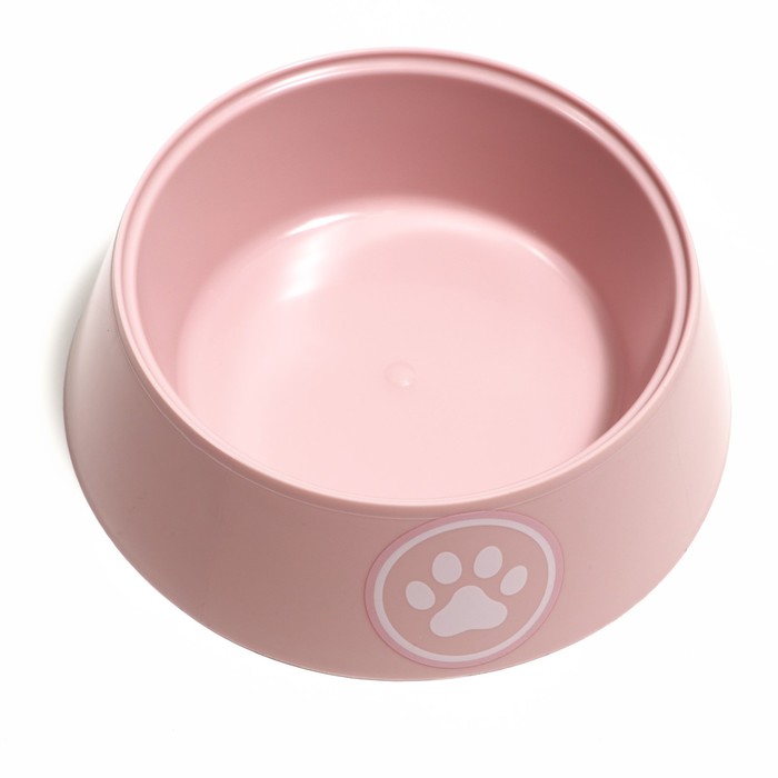 фото Миска для кошек "лекси" 0,3 л, 14,5 x 14,5 x 4 см, розовая пижон