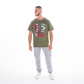 

Футболка мужская, цвет хаки, размер 50 (XL)
