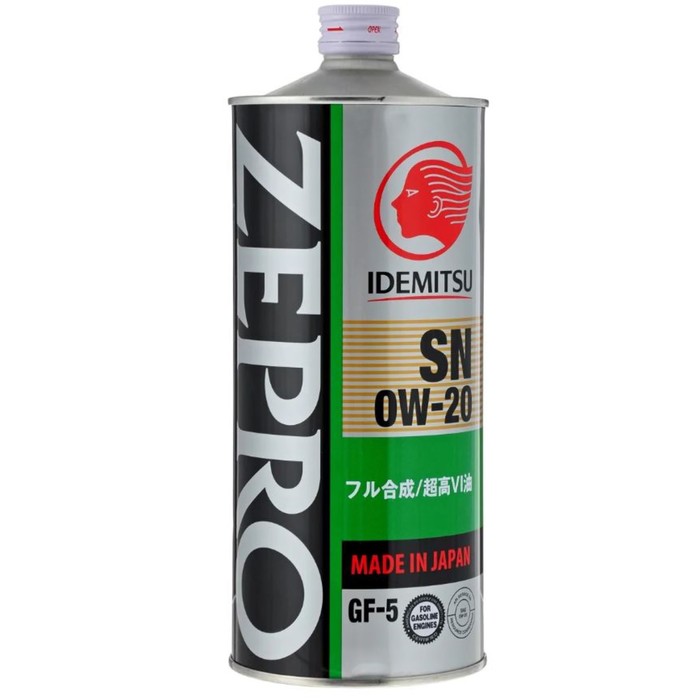 

Масло моторное IDEMITSU 0/20 ZEPRO ECO MEDALIST, синтетическое, SN, 1 л,