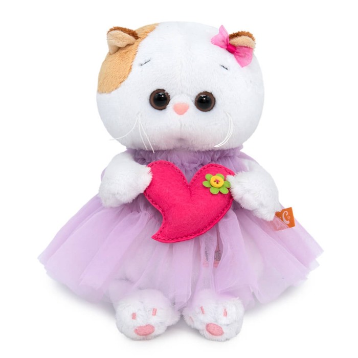 цена Мягкая игрушка «Ли-Ли Baby в платье с сердечком», 20 см