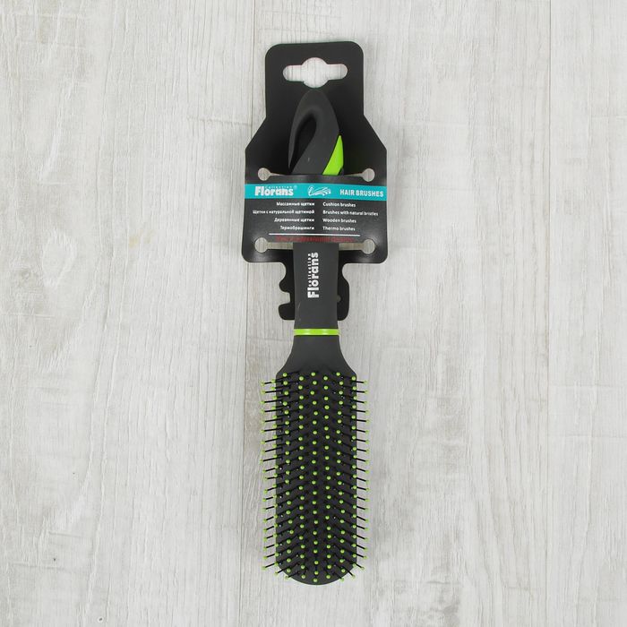 Расчёска-мини, массажная, прямоугольная, цвет МИКС